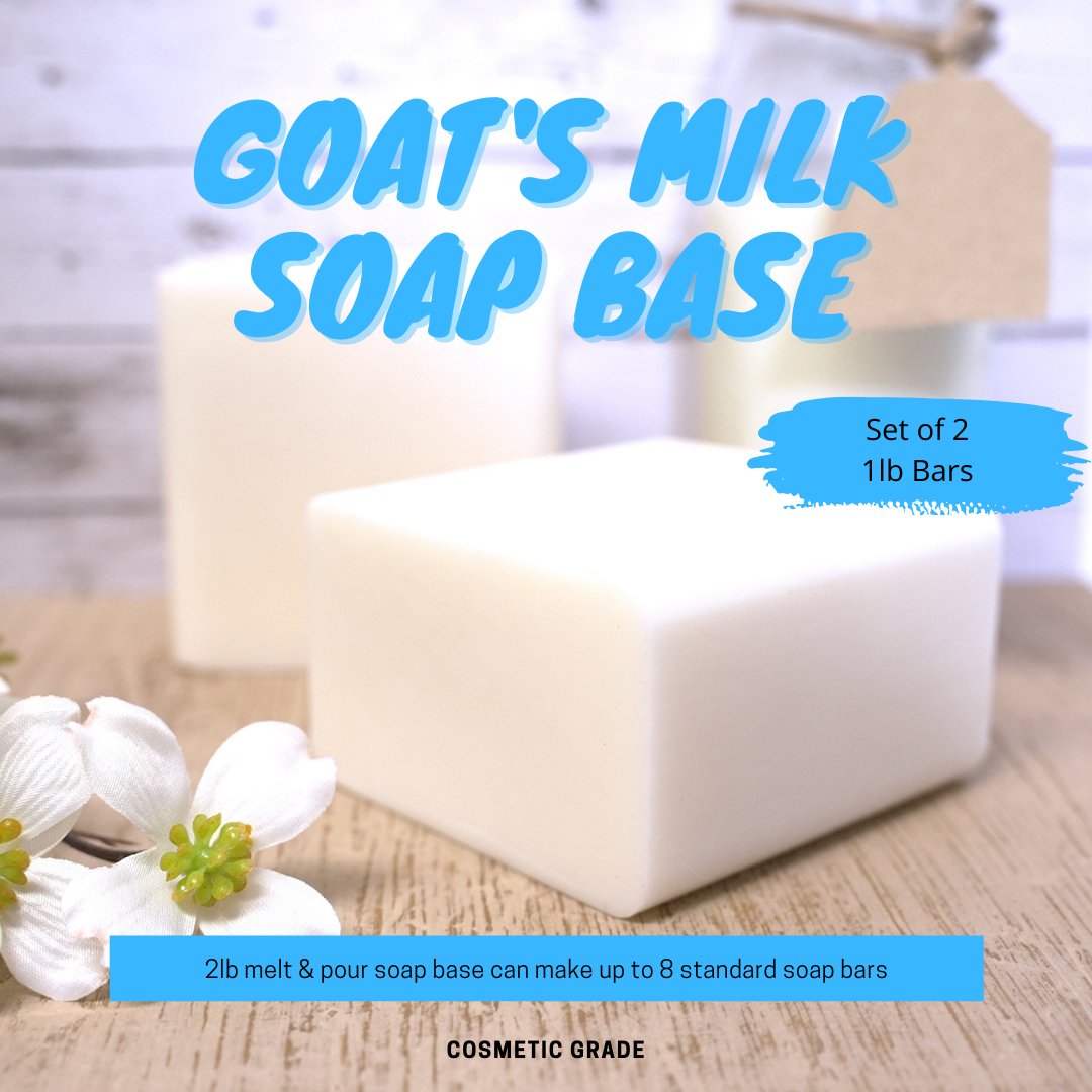  Goats Milk Soap Base 2LB: DIY Melt & Pour Goat's Milk