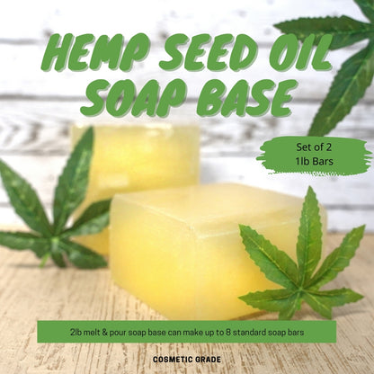 Hemp Seed Oil Melt & Pour Soap Base