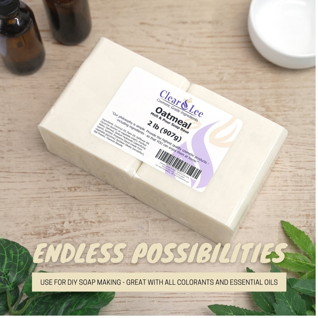 Oatmeal Melt & Pour Soap Base – ClearLee