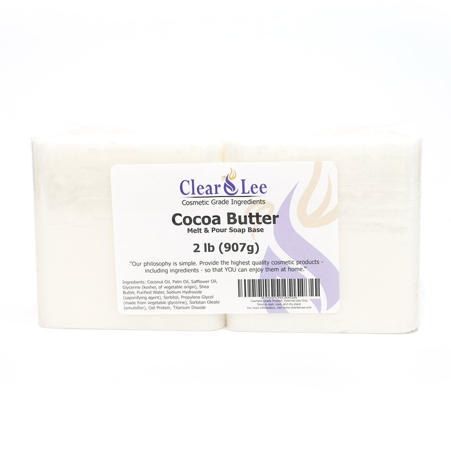 Cocoa Butter Melt & Pour Soap Base