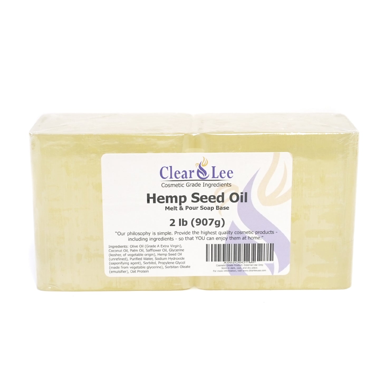 Hemp Seed Oil Melt & Pour Soap Base