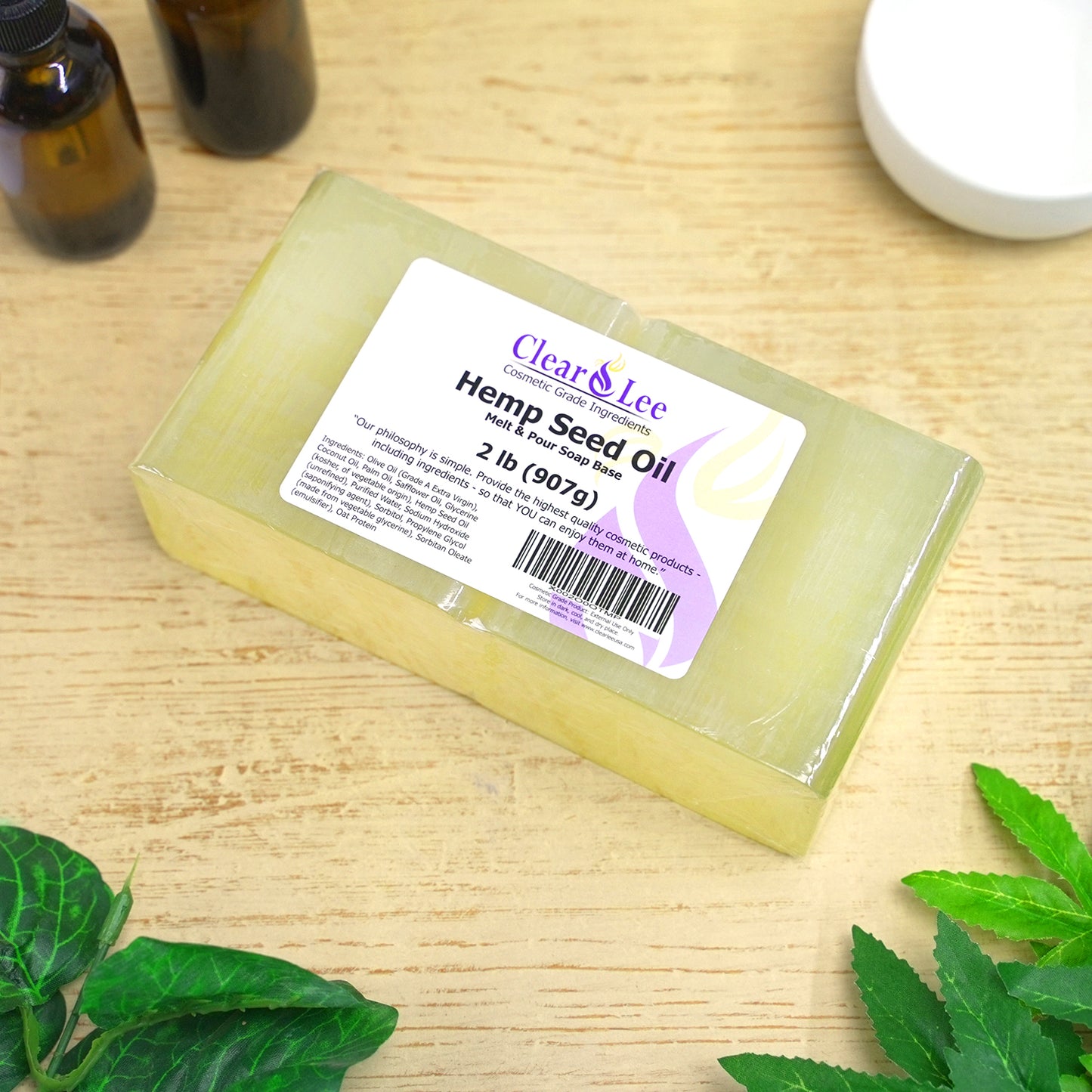 Hemp Seed Oil Melt & Pour Soap Base