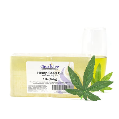 Hemp Seed Oil Melt & Pour Soap Base – ClearLee