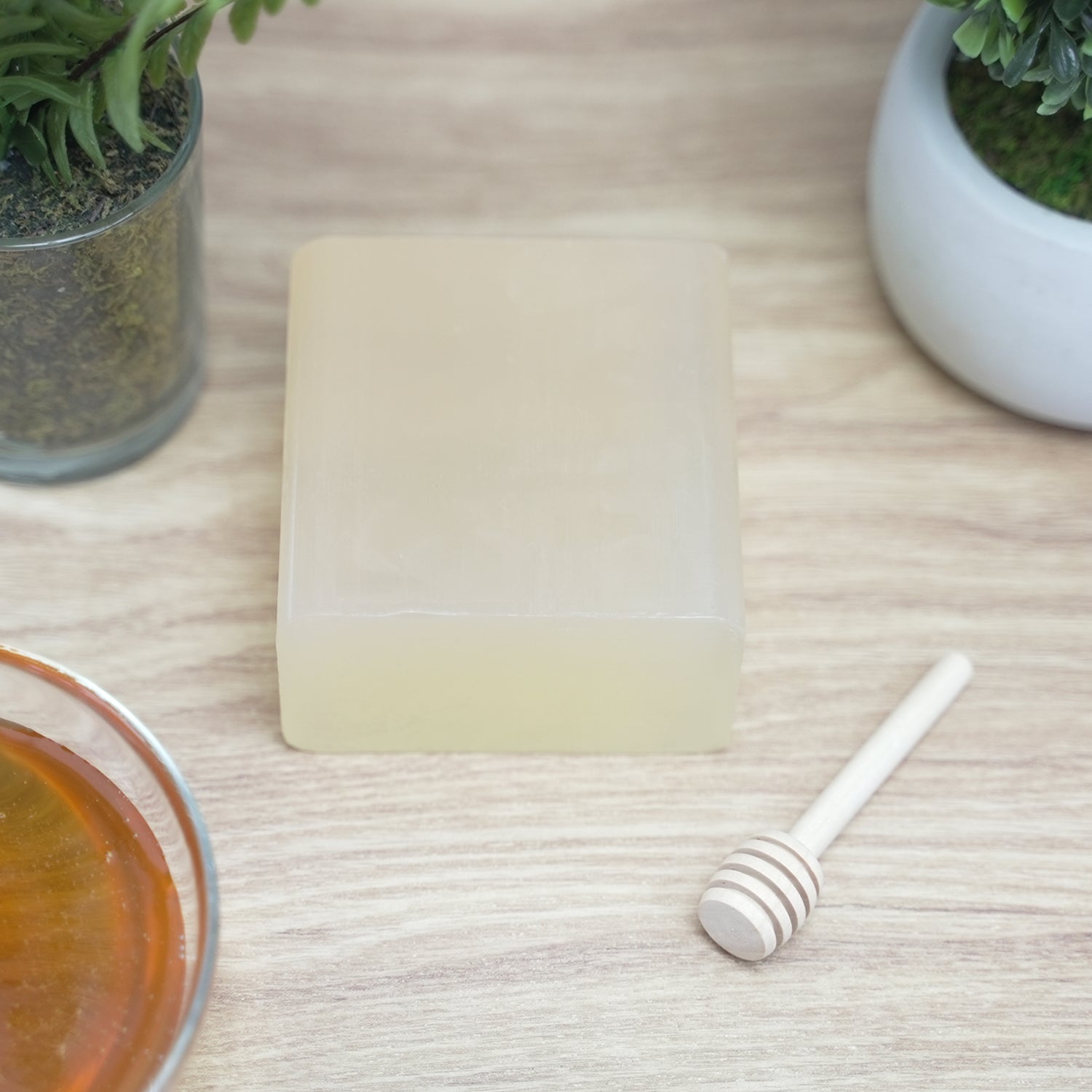 Honey Soap Base â€” 1 lb Wrapped Bar